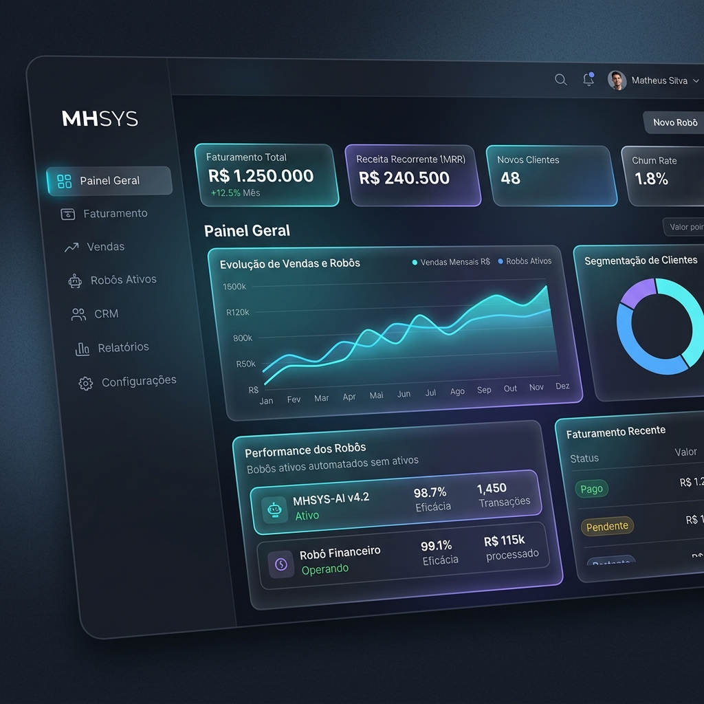 MhSys Dashboard Principal Desktop