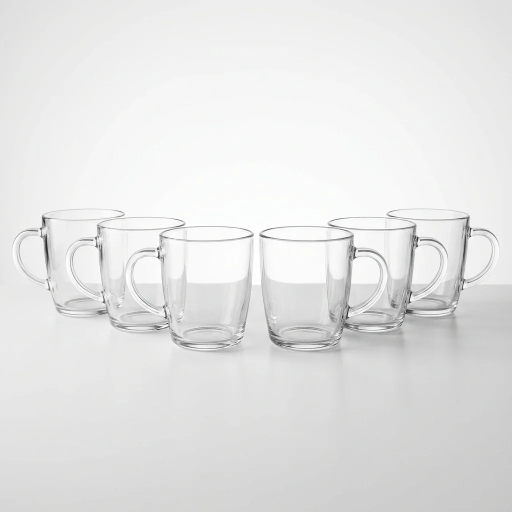 Conjunto de Copos de Vidro 6 Pçs